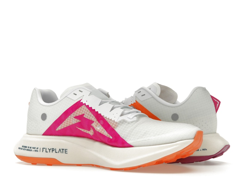 Nike ZoomX Ultrafly Trail White Safety Orange Vivid Grape