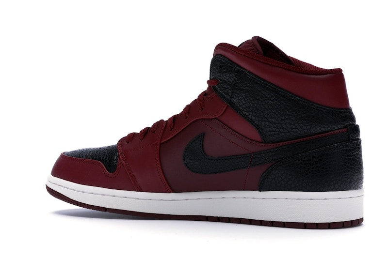 Jordan 1 Retro Mid Team Red Black