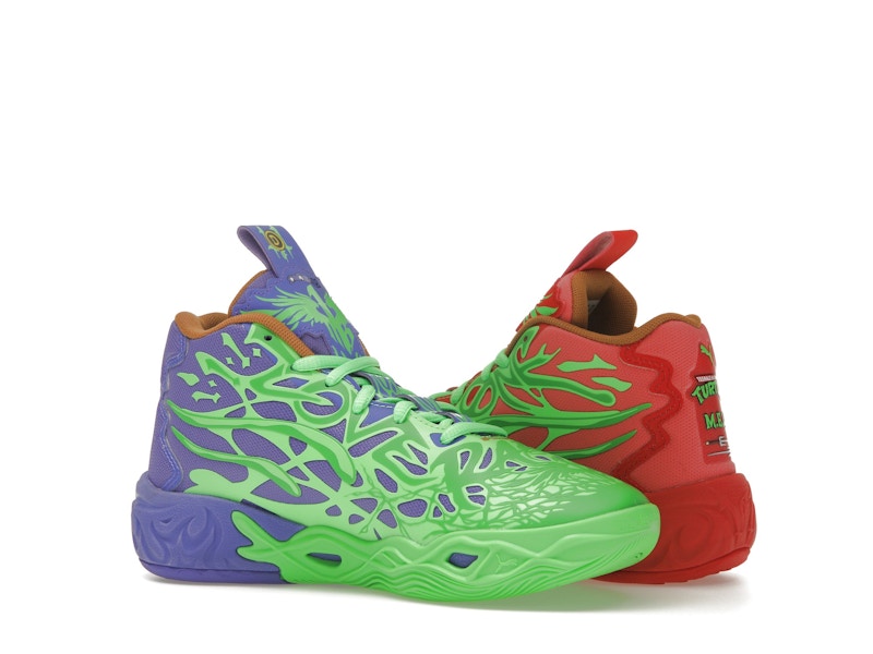 Puma LaMelo Ball MB.04 Teenage Mutant Ninja Turtles Raphael and Donatello (GS)