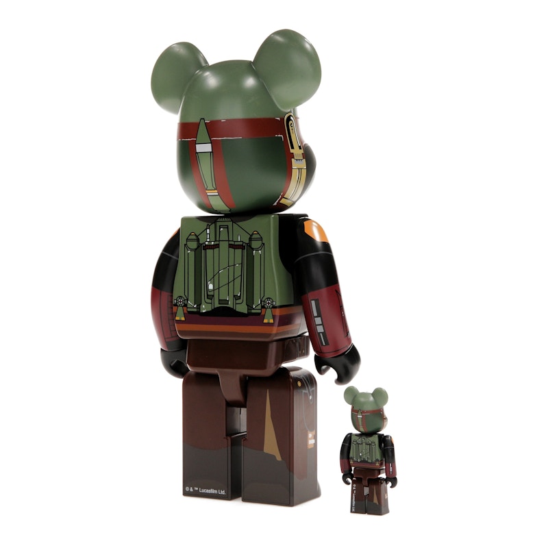 Bearbrick x Star Wars Boba Fett (Recovered Armor) 100% & 400% Set