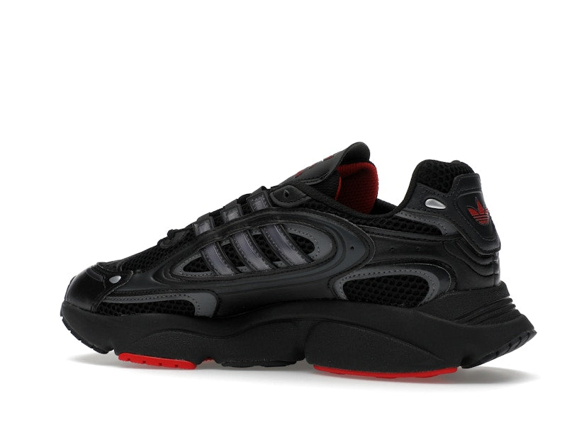adidas Ozmillen Core Black Grey Better Scarlet