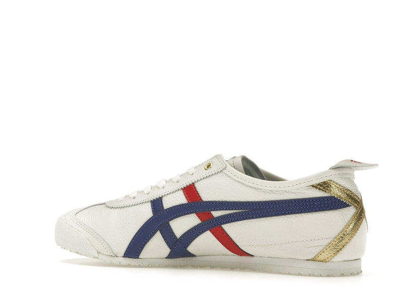 Onitsuka Tiger Mexico 66 White Blue Red Metallic Gold