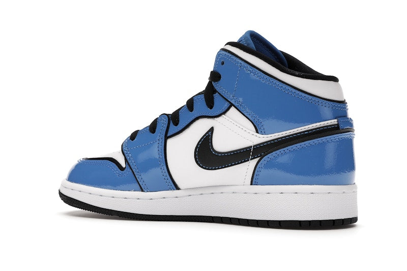 Jordan 1 Mid Signal Blue (GS)