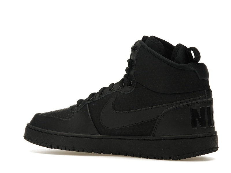 Nike Court Borough Mid Winter Triple Black