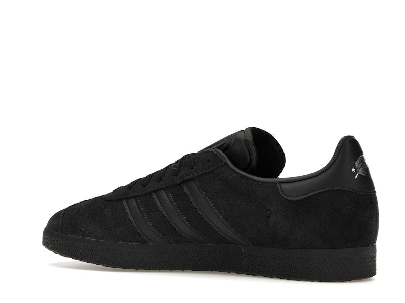 adidas Gazelle All Black Silver Metallic