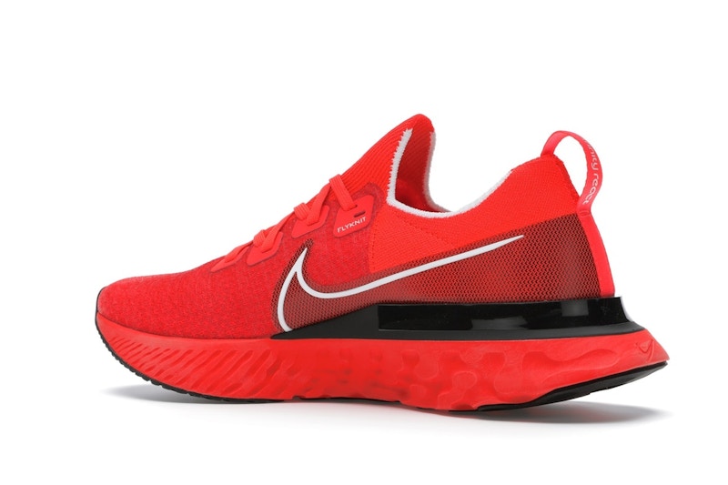 Nike React Infinity Run Flyknit Bright Crimson Black