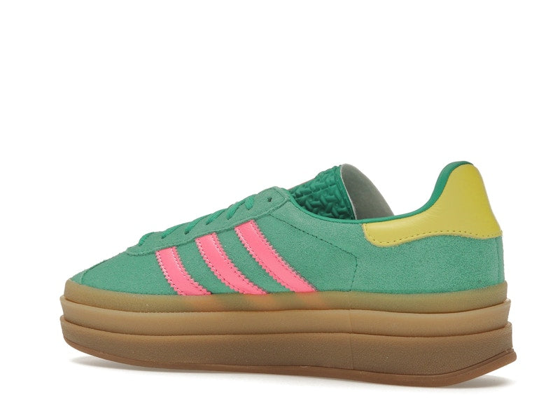adidas Gazelle Bold Court Green Lucid Pink (Women's)