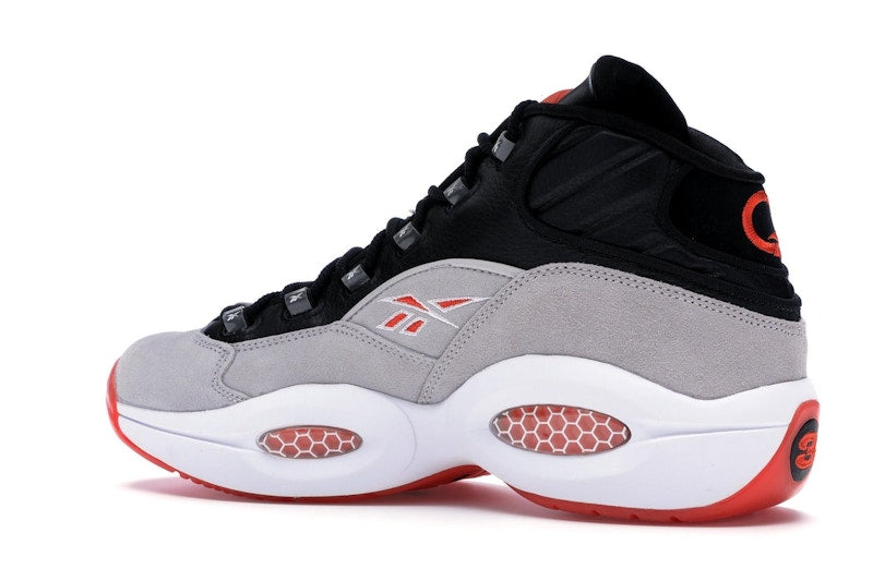 Reebok Pump Question Black Steel Orange
