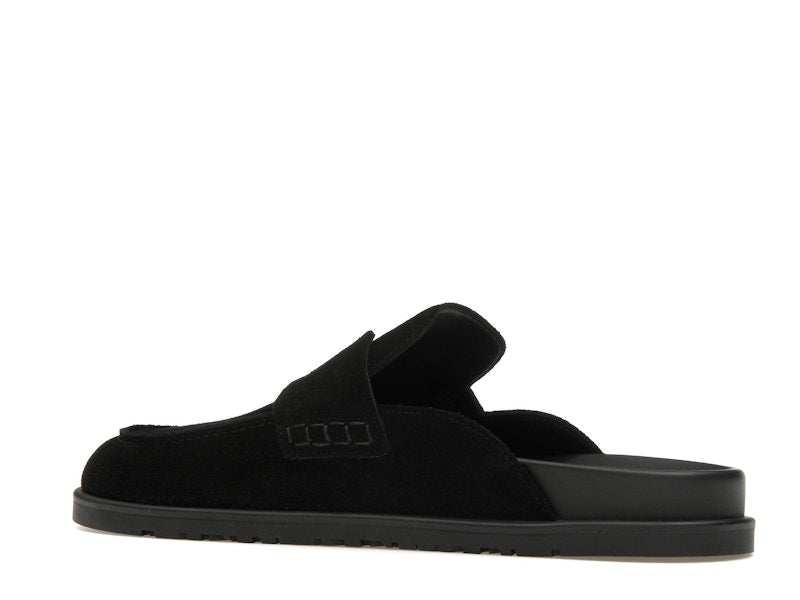 Hermes Go Mule Noir Suede Calkfskin (Men's)