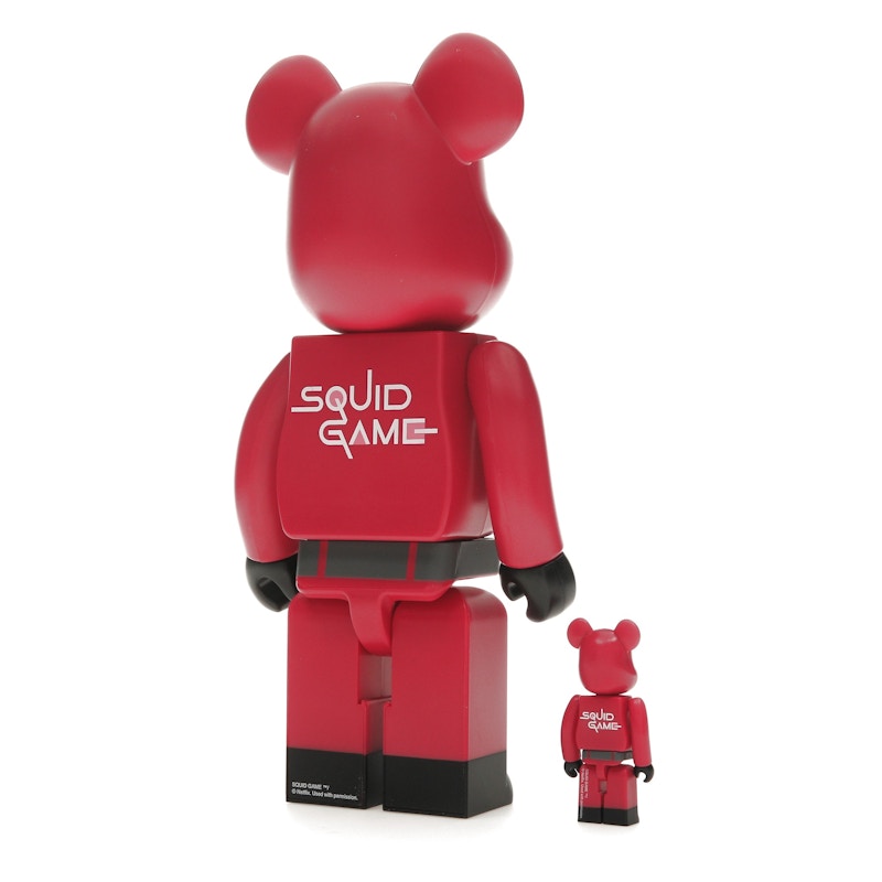 Bearbrick x Squid Game Guard (Triangle) 100% & 400% Set