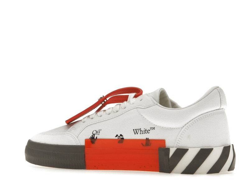 OFF-WHITE Vulcanized Low White Khaki Canvas