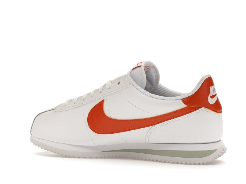 Nike Cortez White Campfire Orange