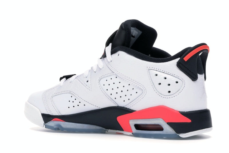 Jordan 6 Retro Low White Infrared 23 Black (GS)