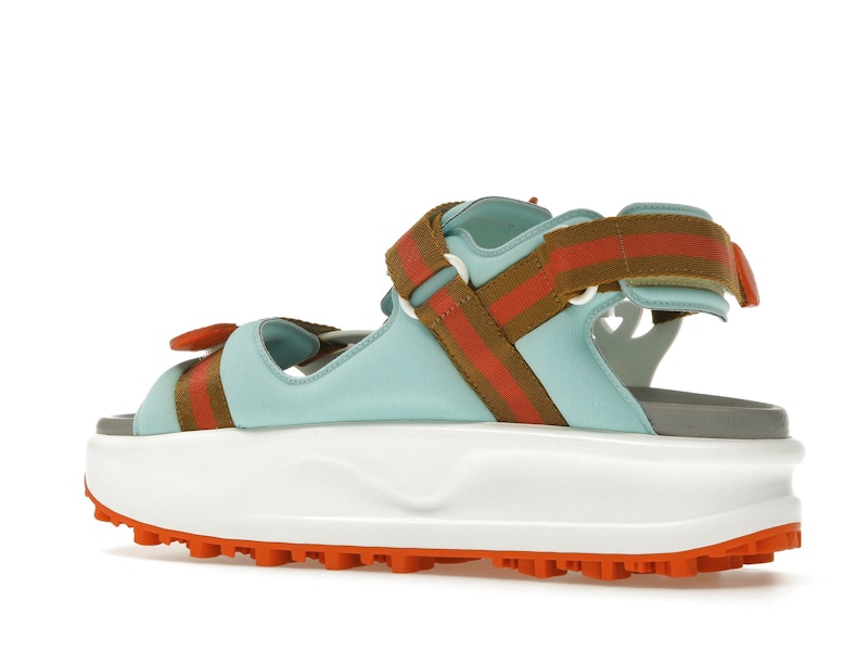 Gucci Colour Block Platform Sandal White Blue Orange (Women's)