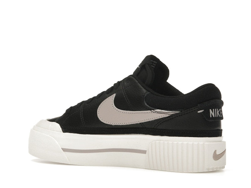 Nike Court Legacy Lift Black Sail Platinum Violet (Women's)