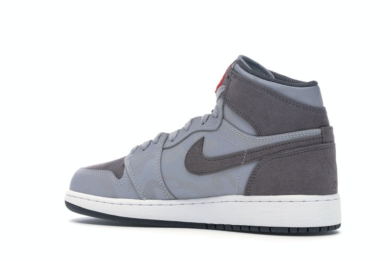 Jordan 1 Retro High Camo 3M Wolf Grey (GS)