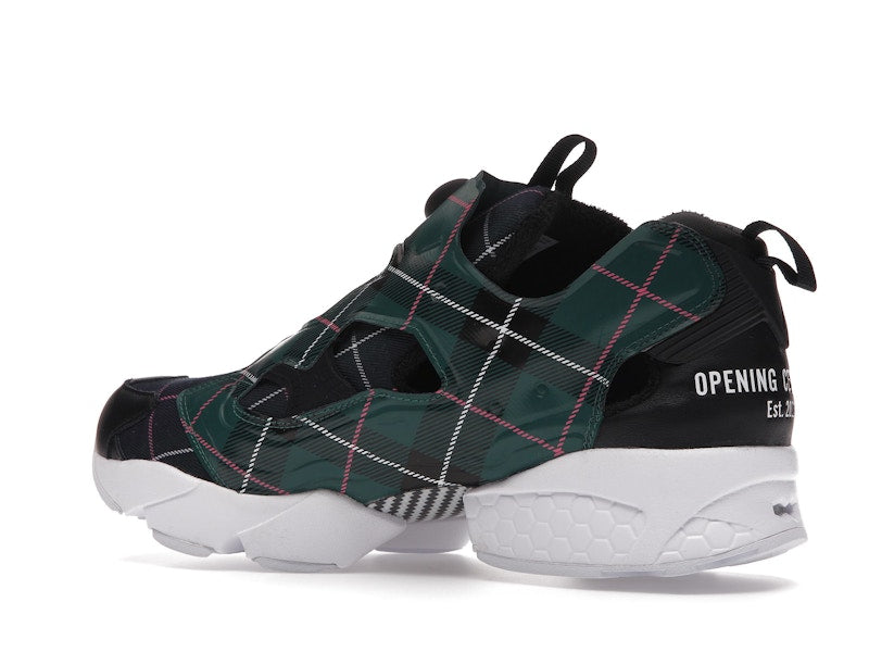 Reebok Instapump Fury Opening Ceremony Plaid Green