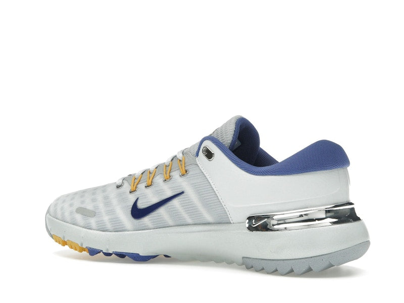 Nike Free Golf Pure Platinum University Gold Wolf Grey Astronomy Blue
