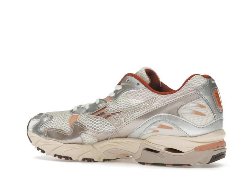 Mizuno Wave Rider 10 White Silver Orange