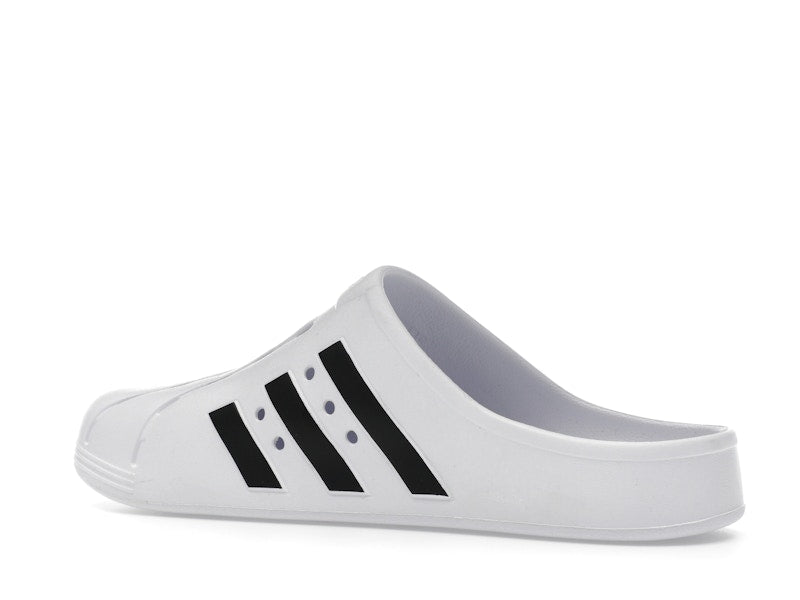 adidas Adilette Clog White Black