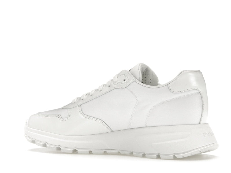 Prada PRAX 01 Sneakers Re-Nylon Brushed Leather White White