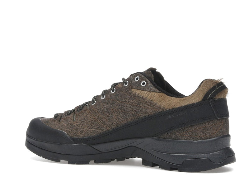 Salomon X-ALP Low Distressed Leather Dark Earth Black