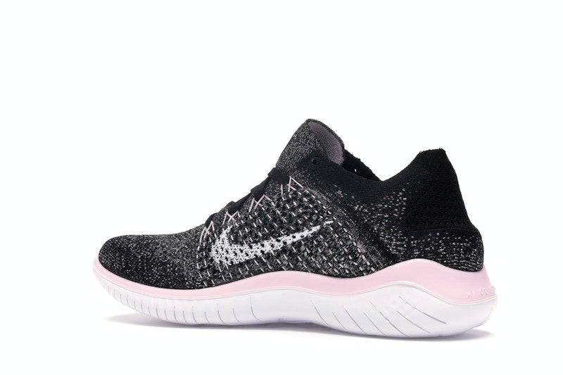Nike Free RN Flyknit 2018 Black Pink Foam (Women's)