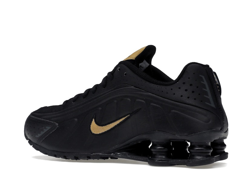 Nike Shox R4 Black Metallic Gold (GS)