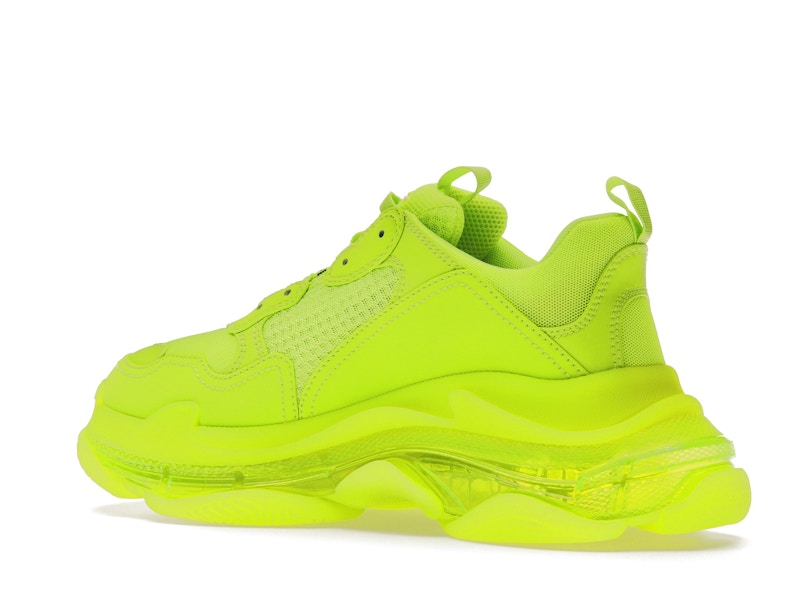 Balenciaga Triple S Clear Sole Fluo Yellow