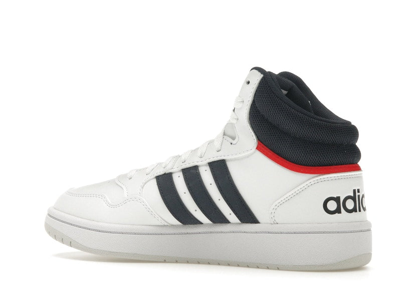 adidas Hoops 3.0 White Navy Red