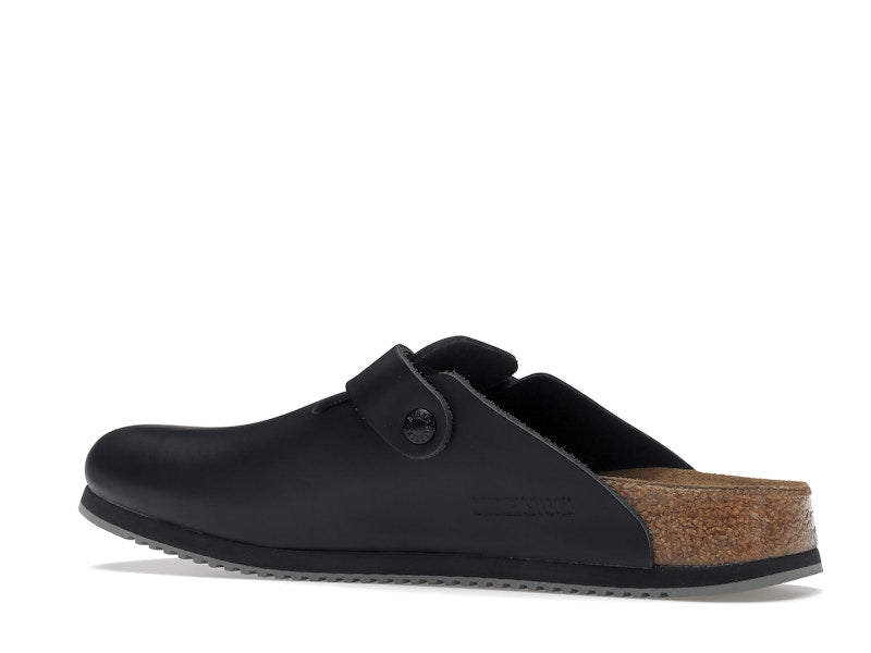 Birkenstock Boston Super Grip Leather Black