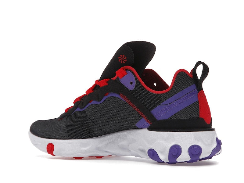 Nike React Element 55 Black University Red (Women's)