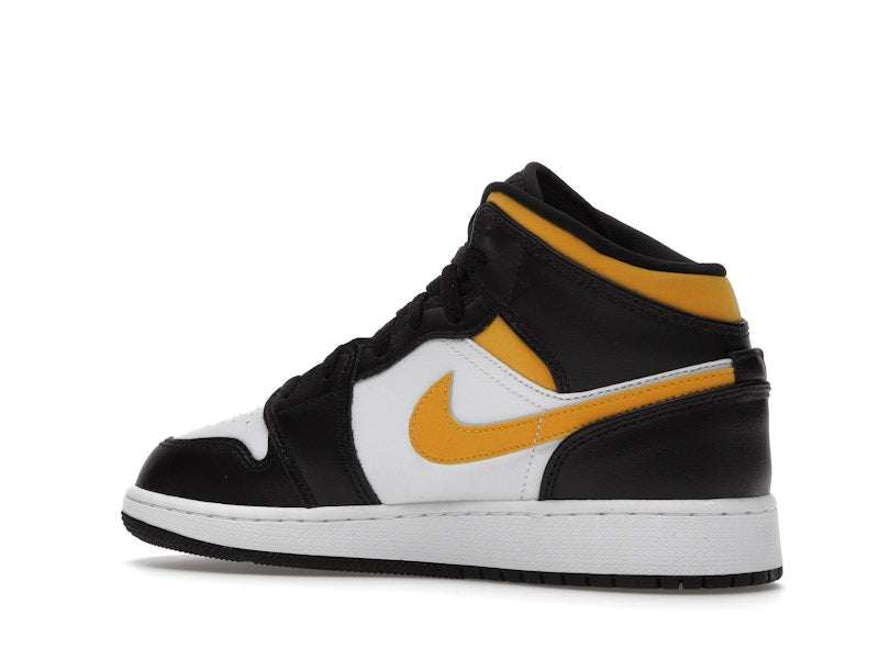 Jordan 1 Mid White Pollen Black (GS)