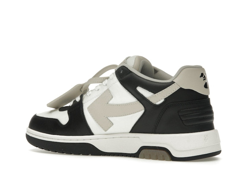 OFF-WHITE Out Of Office OOO Low Tops Black Beige
