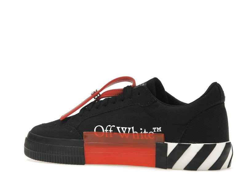 OFF-WHITE Vulcanized Low Canvas Black White