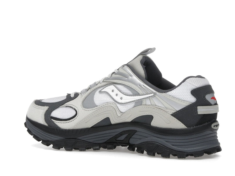 Saucony Grid Aura X Grey Pack White