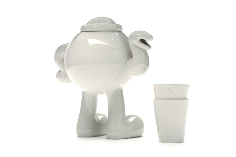 James Jarvis Glazed Porcelain Teapot White
