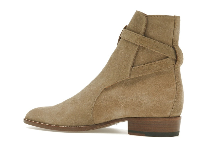 Saint Laurent Wyatt Jodhpur Boot Tobacco Suede