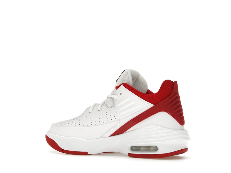 Jordan Max Aura 5 White Black Gym Red (GS)