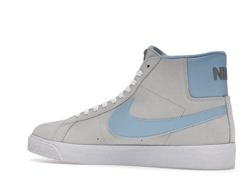 Nike SB Blazer Mid Soft Grey Baby Blue