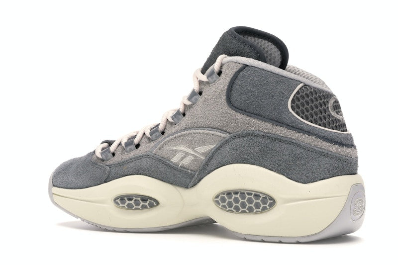 Reebok Question Mid Grey Suede