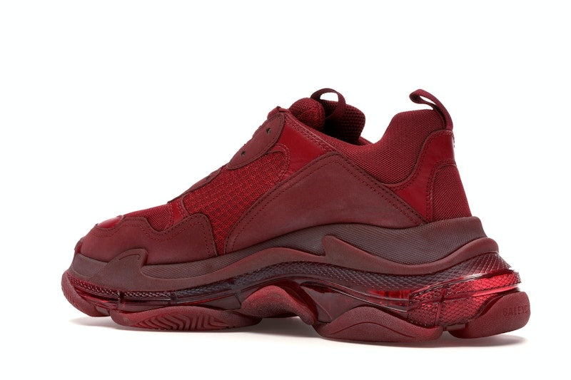 Balenciaga Triple S Burgundy Red