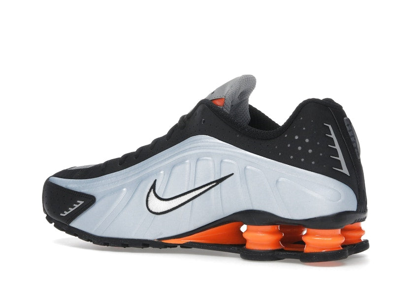 Nike Shox R4 Blue Tint Total Orange Black Metallic Silver (Women's)