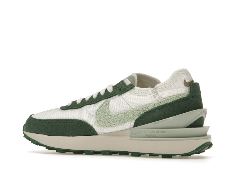 Nike Waffle One Summit White Moon Fossil Gorge Green Honeydew (Women's)
