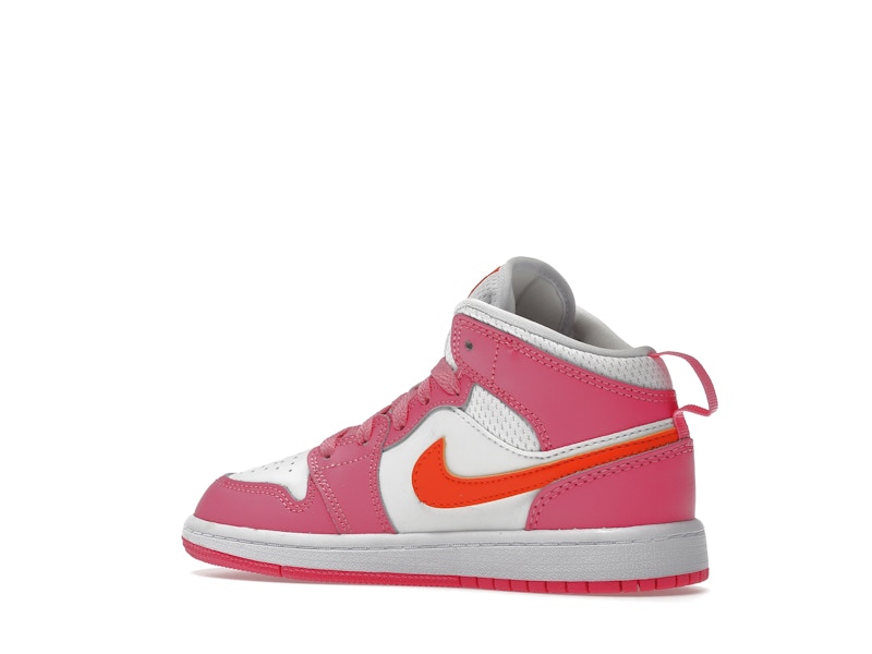 Jordan 1 Mid Pinksicle Safety Orange (PS)