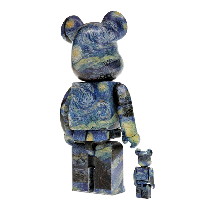 Bearbrick Vincent van Gogh The Starry Night 100% & 400% Set