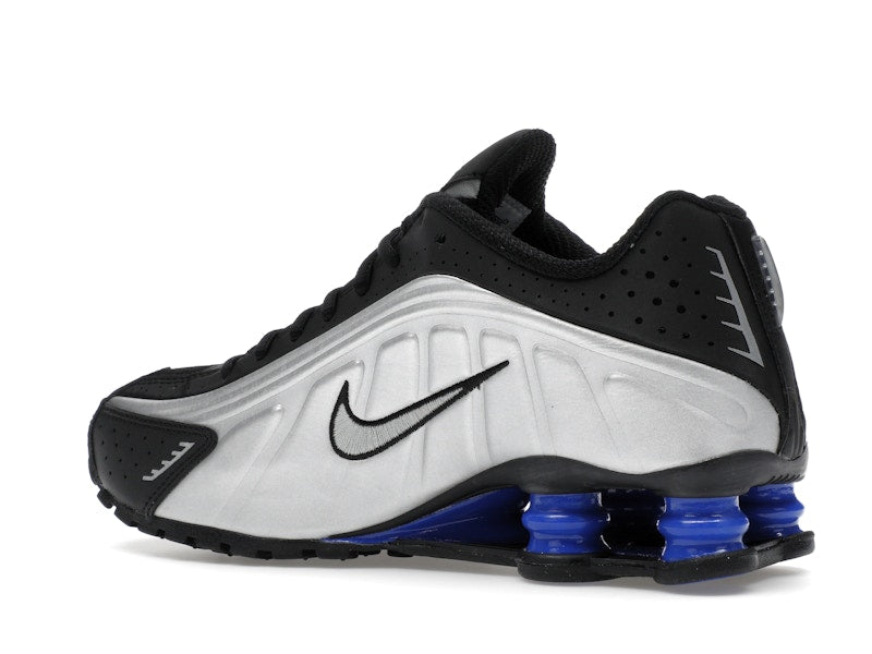 Nike Shox R4 Metallic Silver Black Racer Blue (Women's)