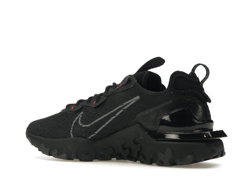 Nike React Vision Black Grey Swoosh