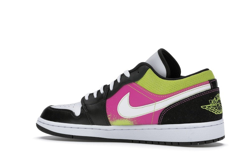 Jordan 1 Low Black Active Fuchsia Cyber