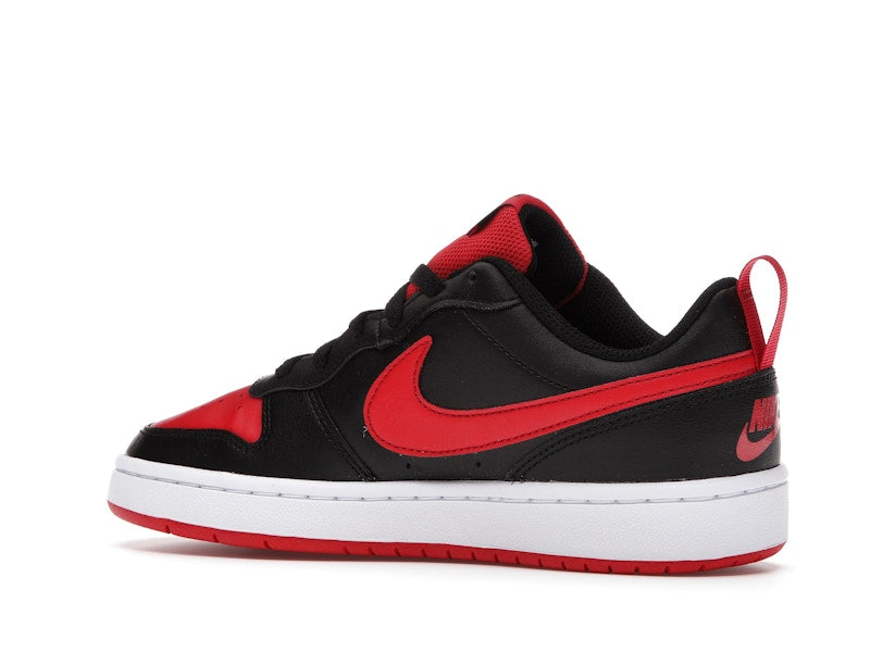 Nike Court Borough Low 2 Black University Red (GS)